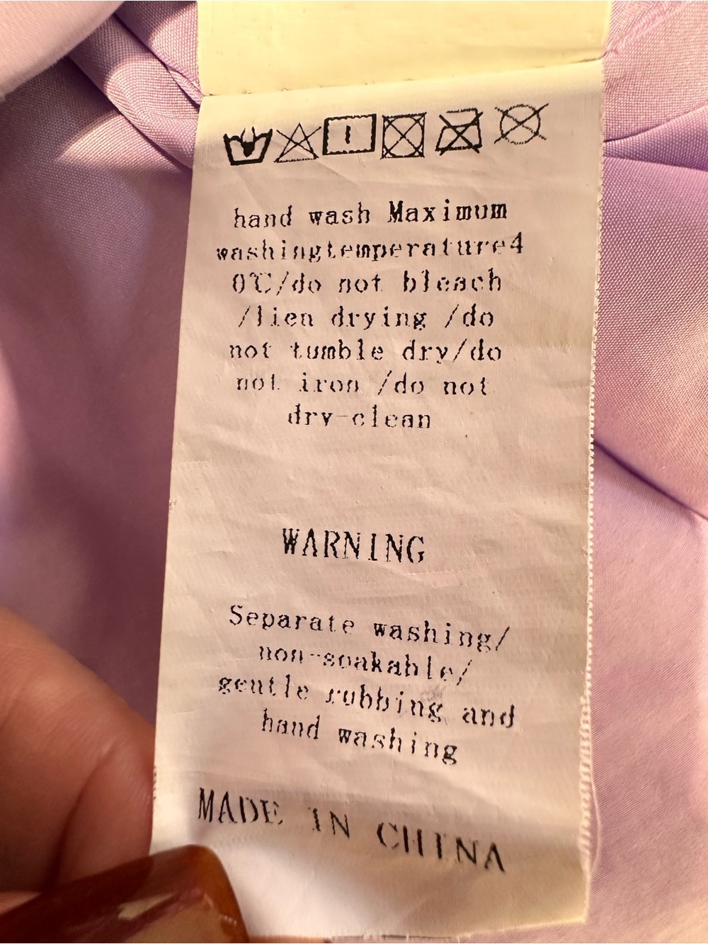 MUKZIN Space Lavender 90% Duck Down Oversized Puffer Jacket M - Picture 13 of 13